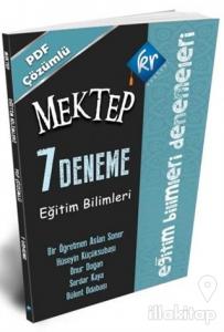 KPSS Eğitim Bilimleri Mektep 7 Deneme