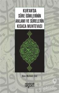 Kur'an'da Sure İsimlerinin Anlamı ve Surelerin Kısaca Muhtevası
