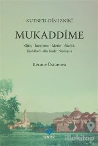 Kutbe'd-Din İzniki Mukaddime