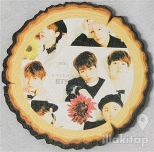 Kütük Desen Bardak Altlığı Kod - 5382