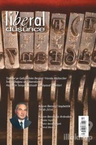 Liberal Düşünce Dergisi Sayı: 81