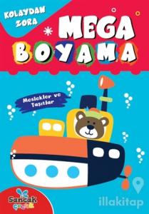 Mega Boyama - Meslekler ve Taşıtlar