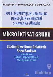 Mikro İktisat Grubu Çözümlü ve Konu Anlatımlı Soru Bankası