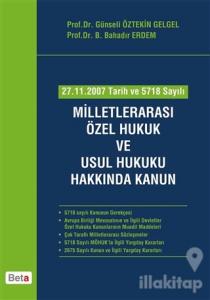 Milletlerarası Özel Hukuk ve Usul Hukuku Hakkında Kanun