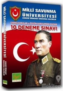Milli Savunma Üniversitesi Askeri Öğrenci Sınavına Hazırlık Çıkmış Sorular ve Özgün Sorulardan Oluşan 10 Deneme Sınavı