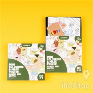 Mini Colouring and Maze Poster Hansel and Gretel