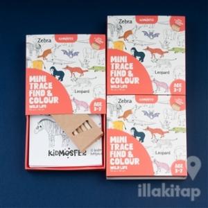 Mini Trace Find and Colour Wild Life Poster