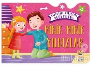 Minik Minik Yıldızlar - Kıpırtılı Pırıltılı Gökyüzü (Ciltli)