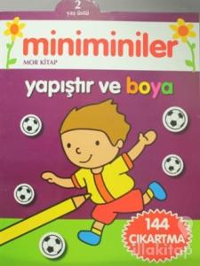 Miniminiler : Mor Kitap Yapıştır ve Boya