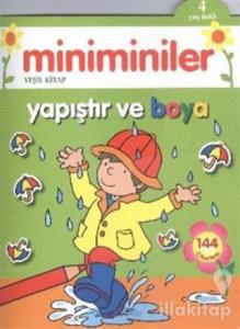 Miniminiler : Yeşil Kitap Yapıştır ve Boya
