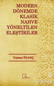 Modern Dönemde Klasik Nahve Yöneltilen Eleştiriler
