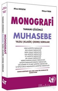 Monografi Tamamı Çözümlü Muhasebe Yazılı (Klasik) Çıkmış Sorular