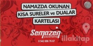 Namazda Okunan Kısa Sureler ve Dualar Kartelası