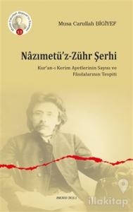 Nazımetü'z-Zühr Şerhi