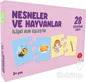 Nesneler ve Hayvanlar - İlişki Kur Eşleştir (3+ Yaş)