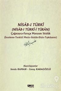 Nisab-ı Türki (Nisab-ı Türki-i Turan) Çağatayca Farsça Manzum Sözlük