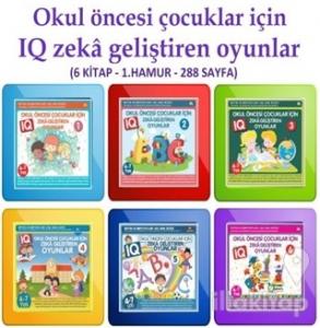 Okul Öncesi Çocuklar İçin IQ Zeka Geliştiren Oyunlar (6 kitap)