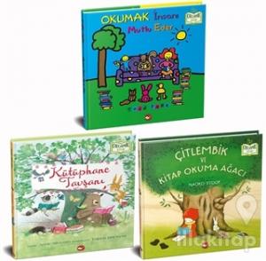 Okumayı Seviyorum Set - Organik Kitap (3 Kitap Takım) (Ciltli)