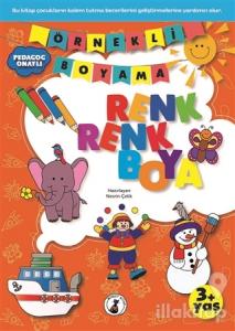 Örnekli Boyama - Renk Renk Boya 3+ Yaş