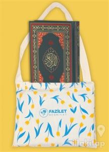 Özel Bez Çantalı Orta Boy Kuran-ı Kerim (Ciltli)