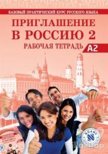 Priglasheniye v Rossiyu 2 Rabochaya tetrad' +CD A2 Rusça Çalışma Kitabı