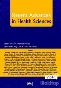 Recent Advances in Health Sciences