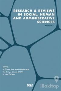 Research and Reviews in Social, Human and Administrative Sciences Volume 1