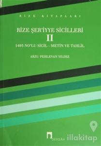 Rize Şer'iyye Sicilleri 2