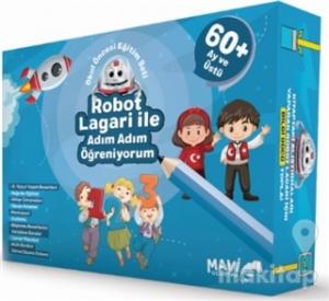 Robot Lagari ile Adım Adım Öğreniyorum - Okul Öncesi Eğitim Seti 60 Ay ve Üstü