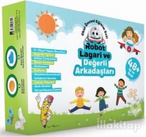 Robot Lagari ve Değerli Arkadaşları - Okul Öncesi Eğitim Seti 48 Ay ve Üstü