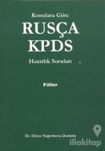Rusça KPDS Konulara Göre Hazırlık Soruları (Fiiller)