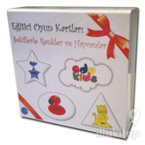 Şekillerle Renkler ve Hayvanlar - Eğitici Oyun Kartları
