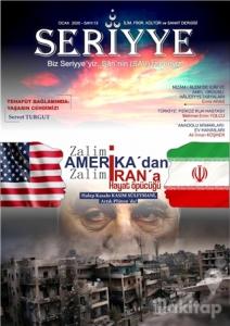 Seriyye İlim Fikir Kültür ve Sanat Dergisi Sayı: 13 Ocak 2020