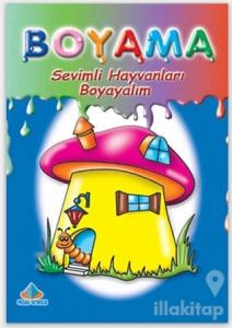 Sevimli Hayvanlar Boyama Kitapları 6 Kitap