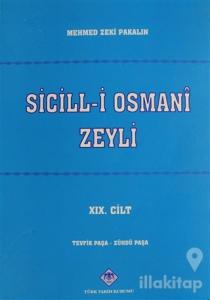 Sicill-i Osmani Zeyli Cilt: 19