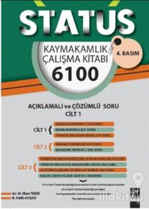 Status Kaymakamlık Çalışma Kitabı 6100 Açıklamalı Çözümlü Soru (3 Cilt Takım)