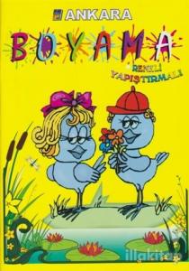 Stickerli Kalın Boyama - Sarı