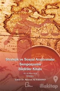 Stratejik ve Sosyal Araştırmalar Sempozyumu Bildiriler Kitabı