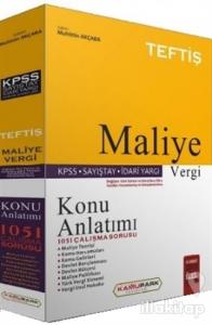 TEFTİŞ Maliye Vergi Hukuku Konu Anlatımı ve 1051 Çalışma Sorusu