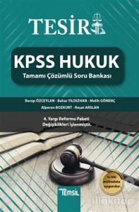 Tesir KPSS Hukuk Tamamı Çözümlü Soru Bankası