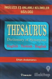 Thesaurus Dictionary Of Synonyms İngilizce Eş Anlamlı Kelimeler Sözlüğü