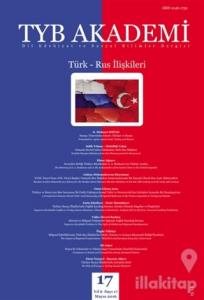 TYB Akademi Dergisi Sayı: 17 Mayıs 2016