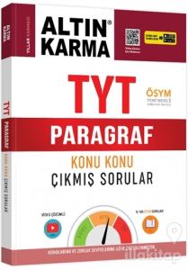 TYT Paragraf Konu Konu Çıkmış Sorular