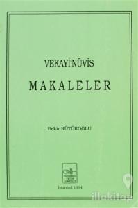 Vekayi'nüvis Makaleler