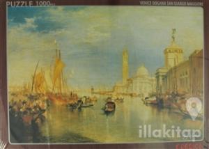 Venice Dogana San Giargo Maggiore Puzzle (1000 Parça)