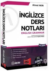 YDS İngilizce Ders Notları English Grammar