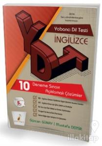 YDT İngilizce Tamamı Çözümlü 10 Deneme Sınavı