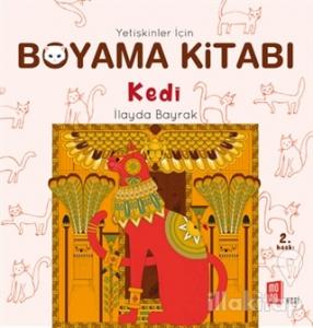 Yetişkinler İçin Boyama Kitabı - Kedi