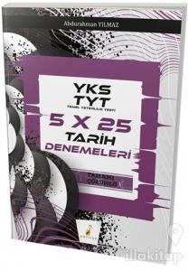 YKS TYT 5x25 Tamamı Çözümlü Tarih Denemeleri