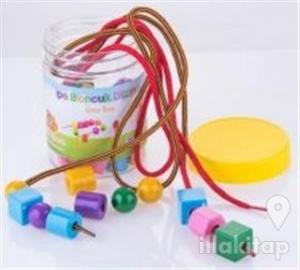 Zebra Okul Öncesi Eğitici Oyun İpe Boncuk Dizme (36 Parça - Orta Boy)